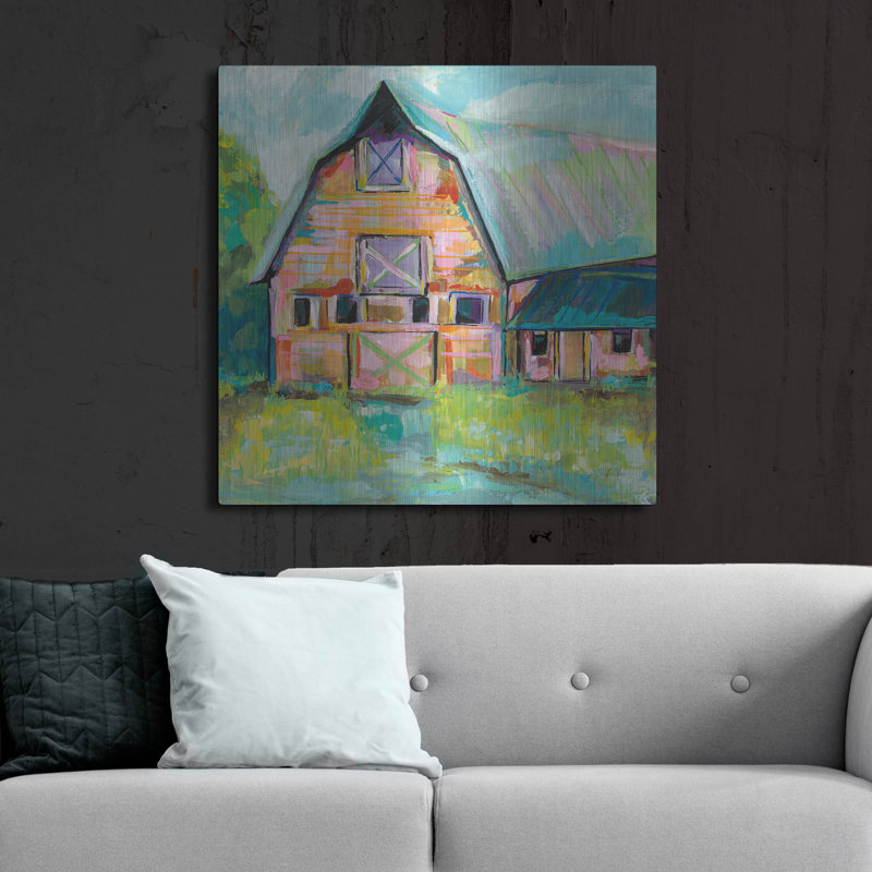 «Going To The Country II» par Jeanette Vertentes, H 36 po x l 36 po
