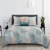 Tropical Leaves 3 Piece Comforter Set