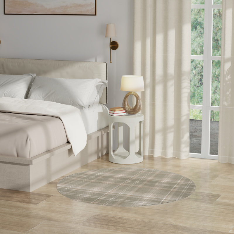 Tapis floral Willesha, Rond 5 pi 3 po