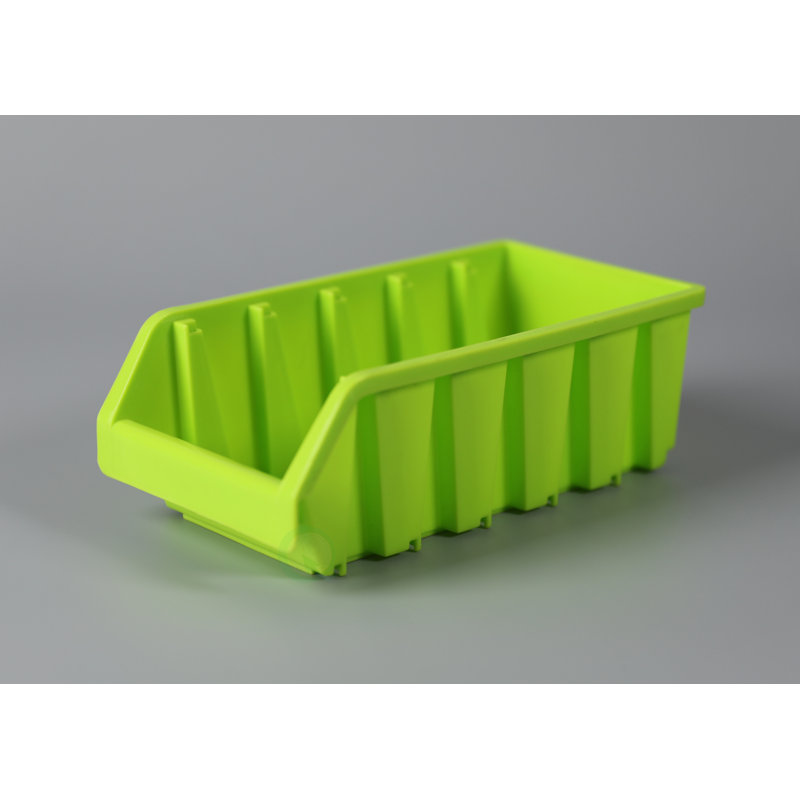 Set of 6 Green Collapsible Square Storage Bins