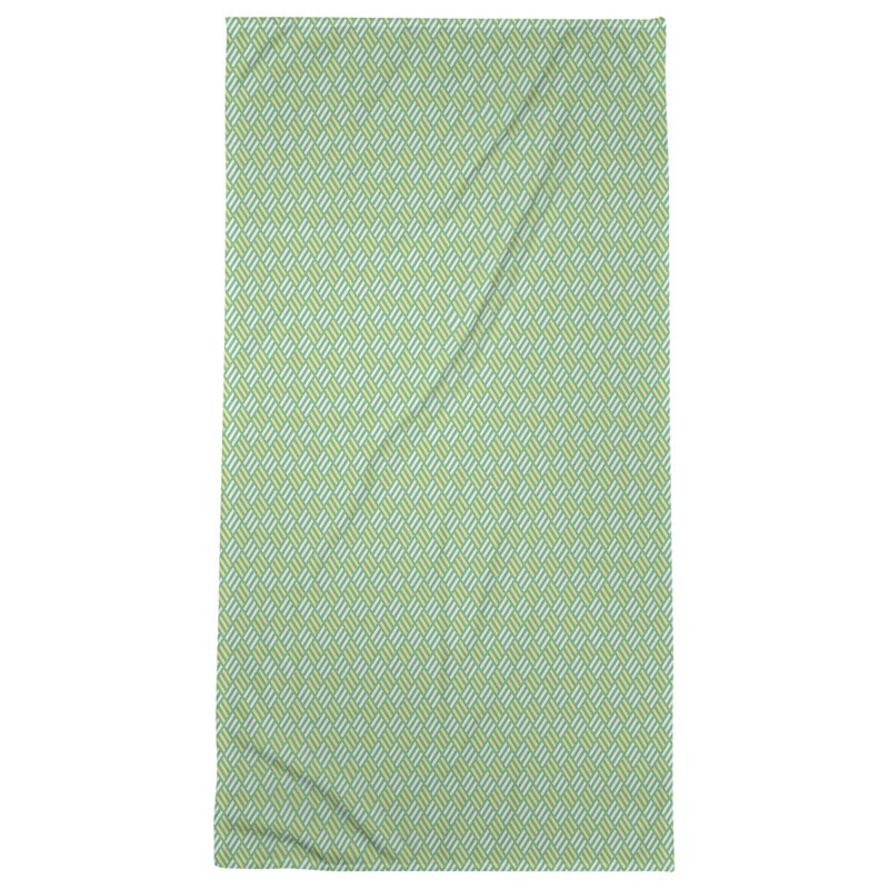 Katelyn Elizabeth Bath Towel, Green/Yellow