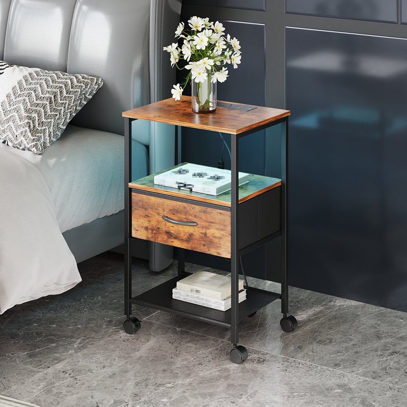 40 cm W Bedside Table