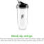 Mélangeur Magic Bullet 48 oz, noir mat