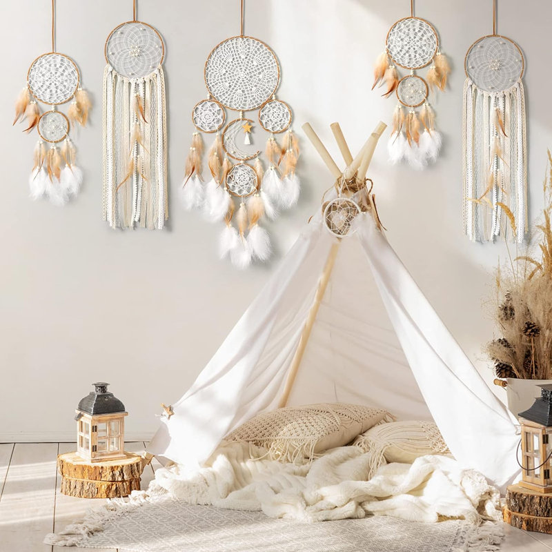 Ensemble de 5 décorations murales Boho