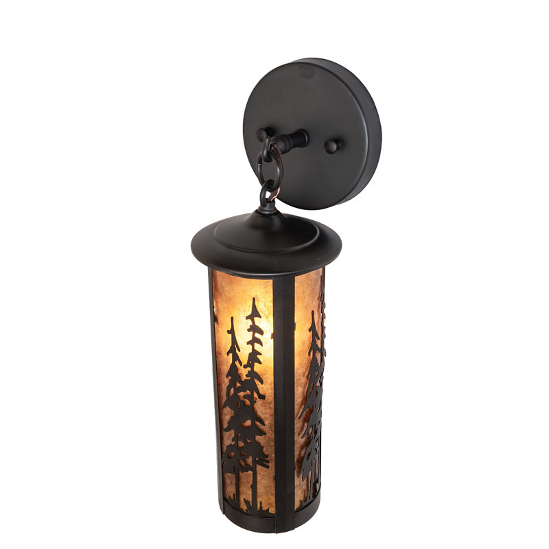 5" Wide Fulton Tall Pines Wall Sconce