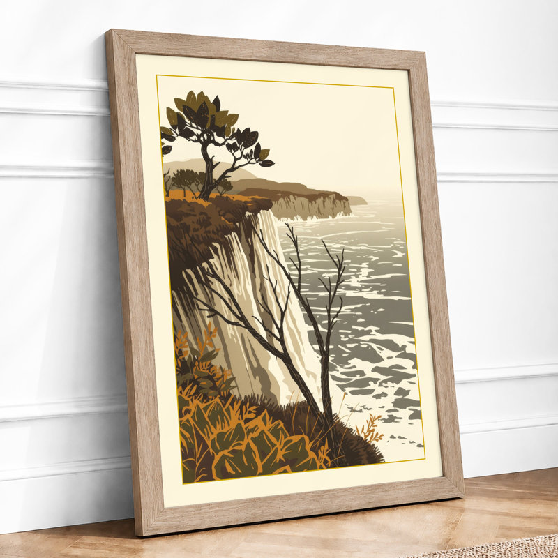 Clifftop Sentinel Coastal - Print, Oak, A4 - 29.7 x 21.0 cm