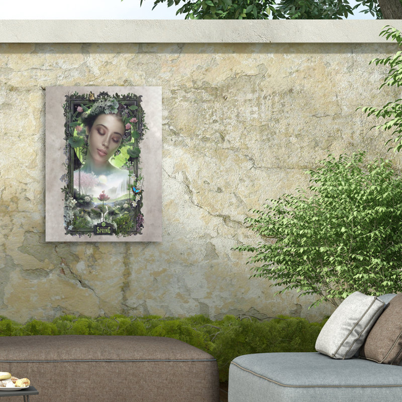 Barrett Biggers Spring Outdoor  Canvas, 14" H x 19" W