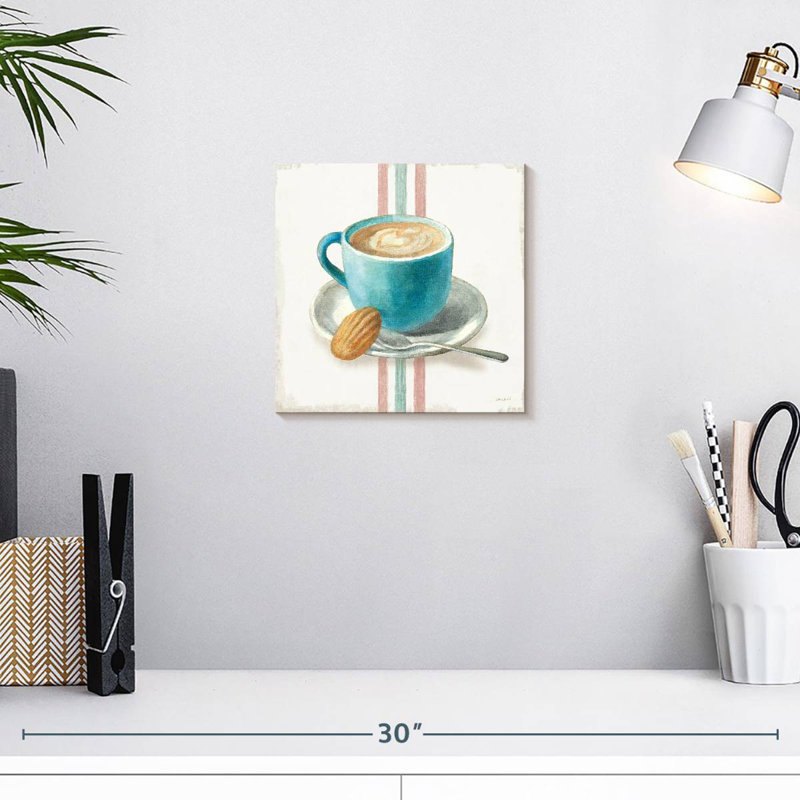 Wake Me Up Coffee I With Stripes, H 10 po x l 10 po