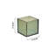 Photophore en verre cube