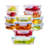Eatman Glass Meal Prep 24-Piece Food Storage Set