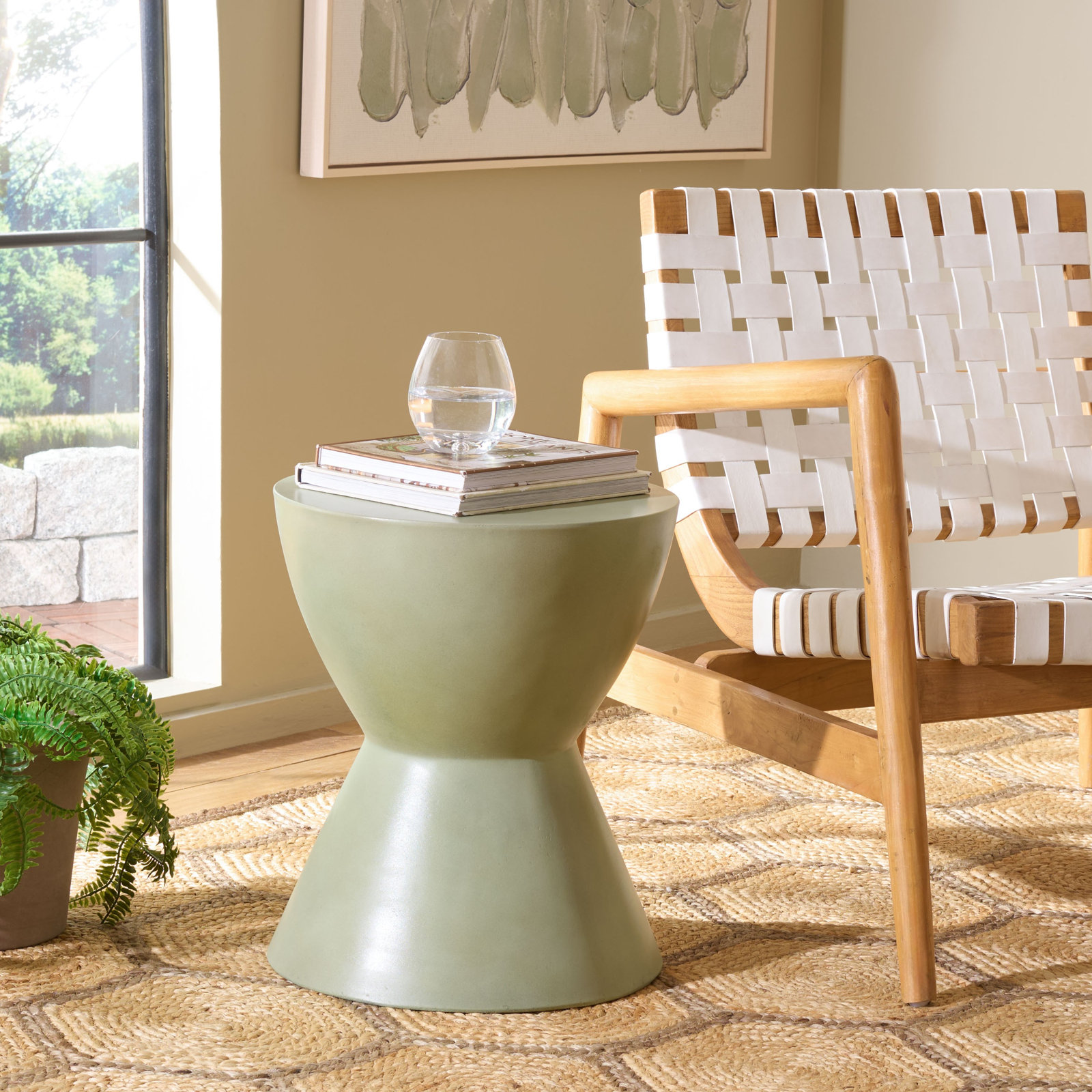 Daima End Table, Sage