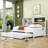 Adynn Wood Daybed with Shelves and Blackboard-1324982196