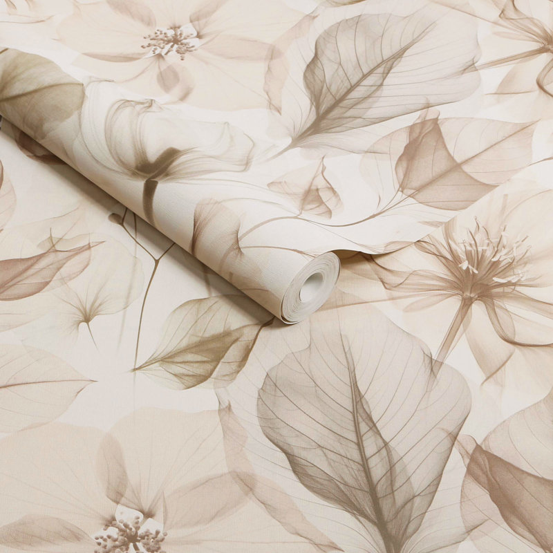 Arlington Aquamarine Wallpaper, Brown