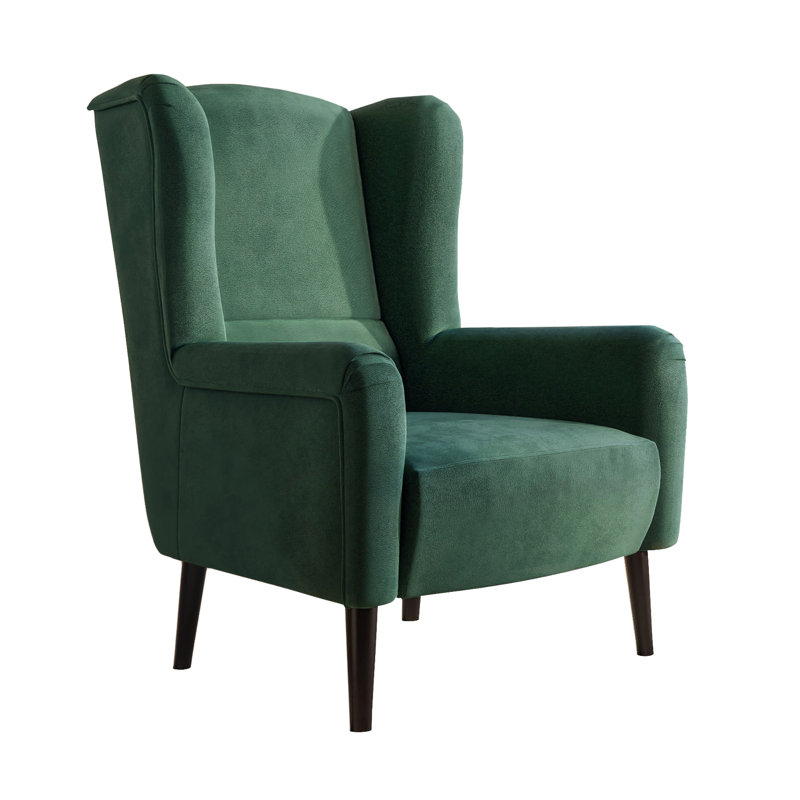 Smeltzer Upholstered Armchair, Bottle Green