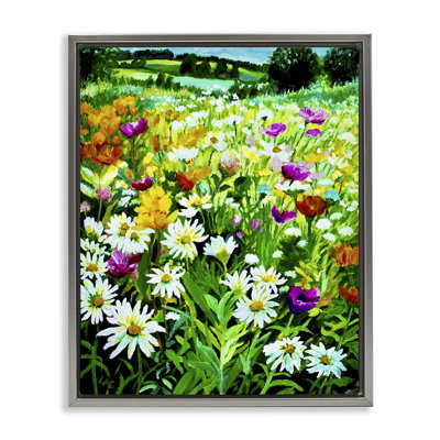 Cadre flottant Hillside Fusion Meadow, design par Lee Ann Zirbes