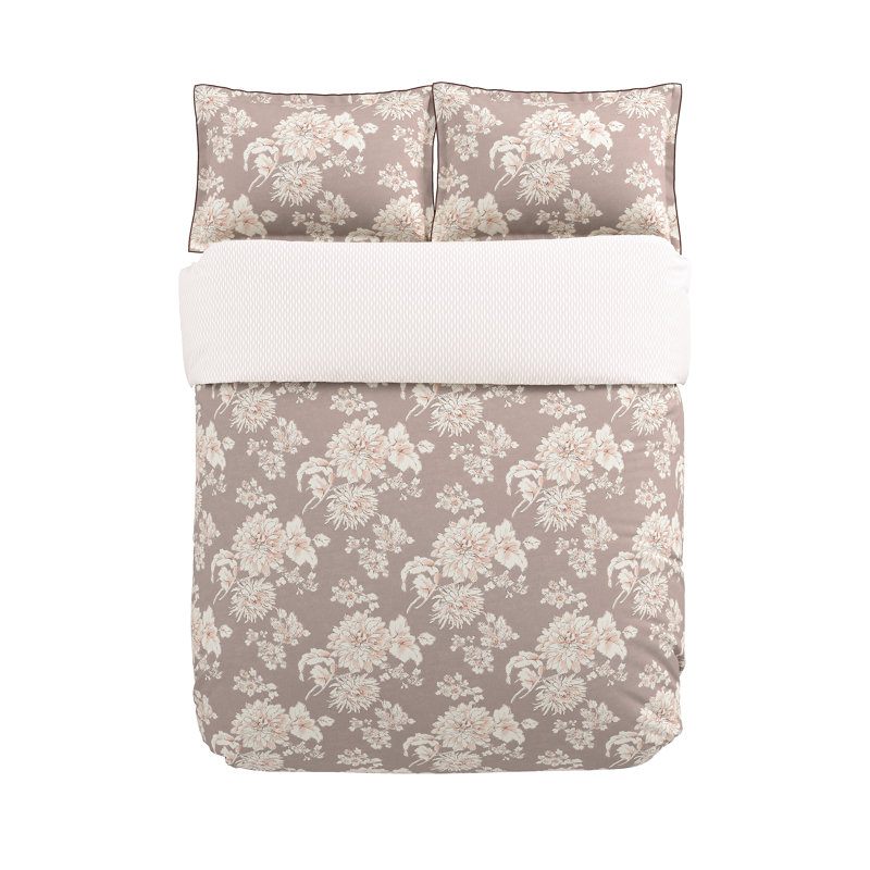Kassi Cotton Duvet Cover Set, Super King Duvet Cover + 2 Pillowcases