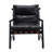 25.5" Wide Faux Leather Armchair Accent Chair with Soild Wood Framed-1857965668-1857965669