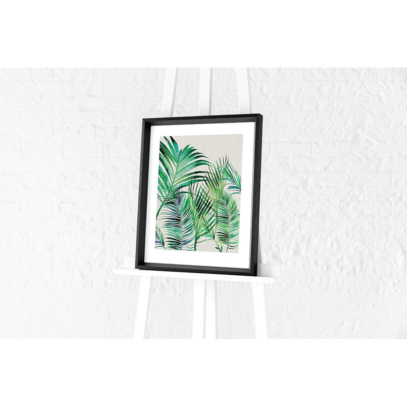 Palm Leaves by Summer Thornton - Single Picture Frame Print
