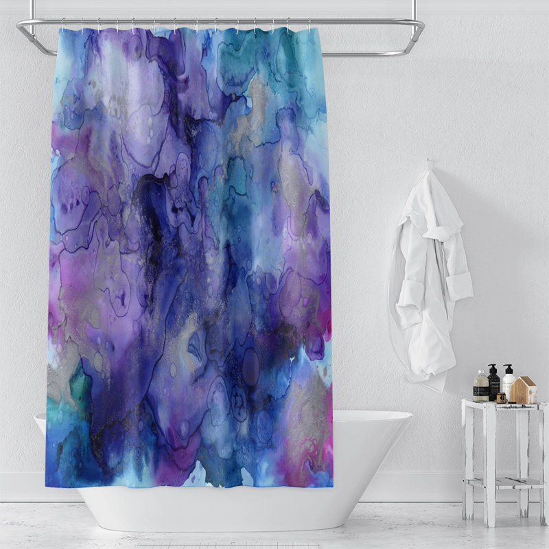Wally Abstract Shower Curtain, 70" x 72"
