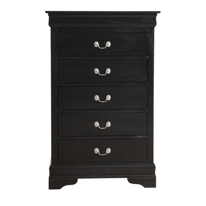 Commode Louisphillipe G02150-CH, Noir
