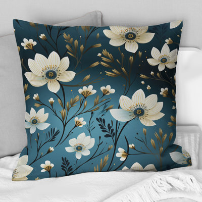 Floral Throw Pillow