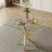 Square with Stainless Steel Base Dining Table-333366489