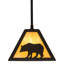 Luminaire suspendu géométrique unique à 1 lumière Lone Bear-16183481