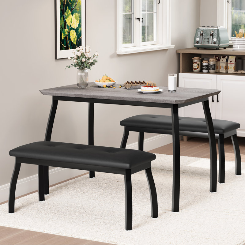 4 - Person Dining Set, Grey