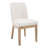Upholstered Armless Side Chair With Solid Wood Legs-116392090