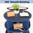 Blue 360 Rotating Shoe Cabinet 6 Layers