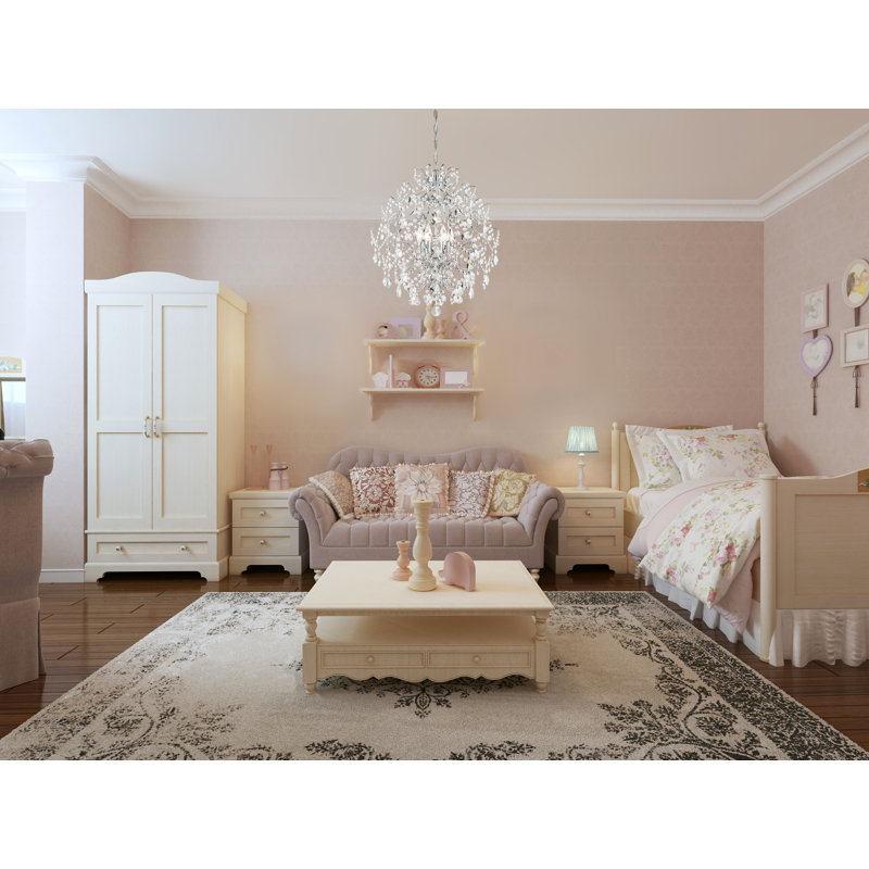 Isabella's Crown 6 - Light Dimmable Globe Chandelier