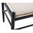 Linen Upholstered Ottoman With Solid Wood Legs-1843892699-1843892698