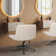 Tamah Armless Criss Cross Office Chair with Wheels and Footpads Interchangeable