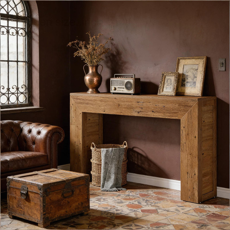 Console rustique