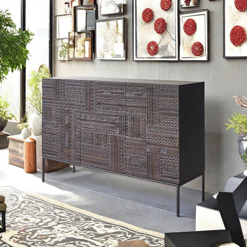 Armoire décorative de style industriel nordique