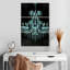 Lustre bleu Kerner
