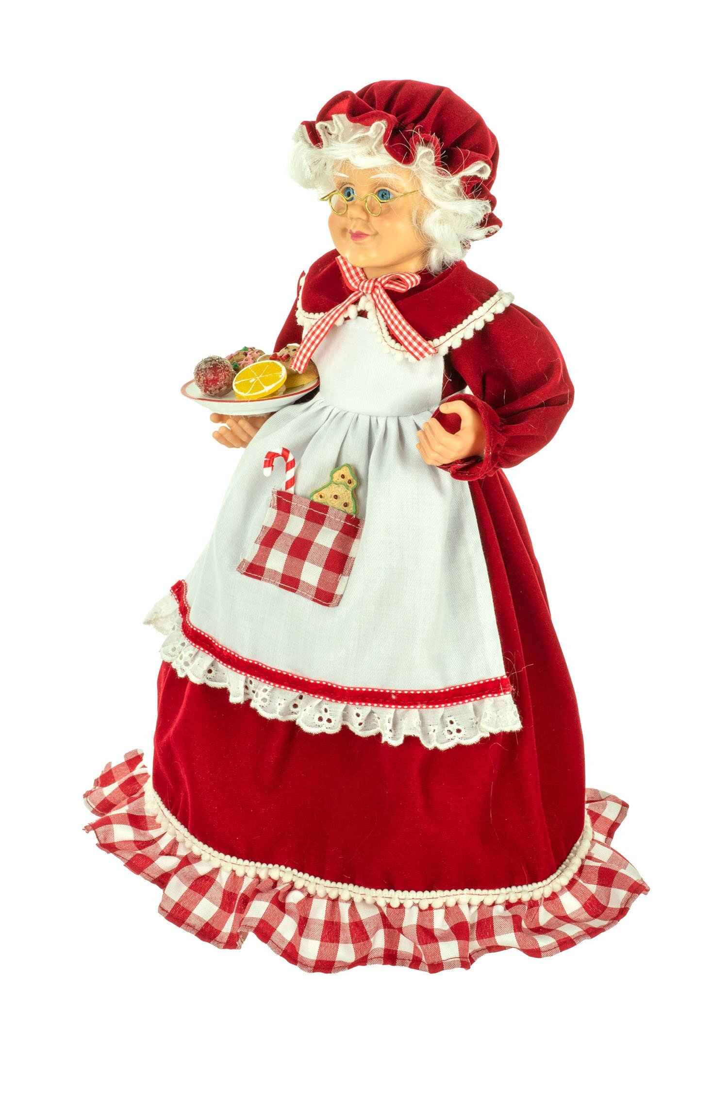 The Holiday Aisle® Red Standing Candy Santa | Wayfair