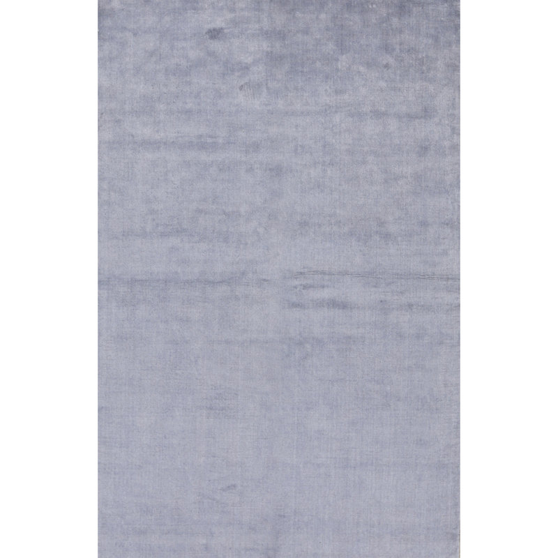 Cotton Area Rug in Aqua