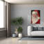 «Happy Santa» par Ashley Bradley, art mural sur toile-533400647