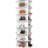 7 Tier Rotating Shoe Rack  White  - Maximize Space With 360 Degree Revolving Design White For Management