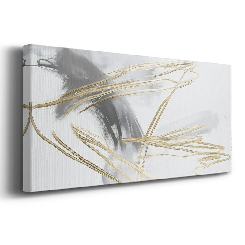 Abstract Series 8 #LXXXVIII-Wide Gallery Wrapped Canvas, 12" H x 30" W