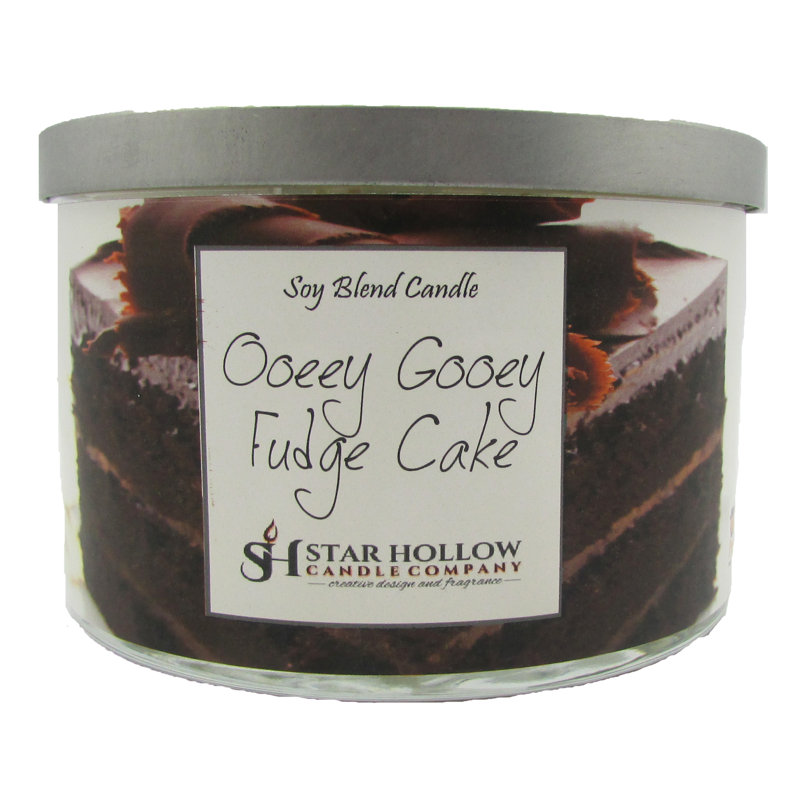 Bougie pour pot à gâteau ooey gooey fudge, H 58,5 po x l 4,25 po x P 4,25 po