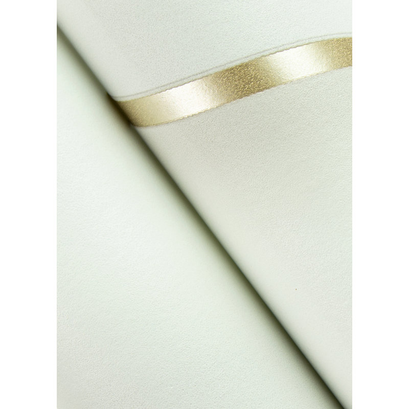 Kora Geometric Roll, White/Polished Gold
