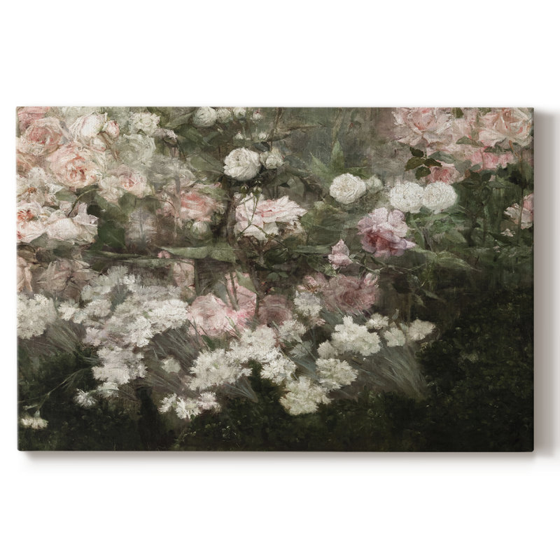 Botanique rétro - CXVII, H 41 po x l 61 po x P 1,5 po, Toile tendue