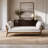 Daybed W/ Leather Strap Detail