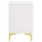 Rectangular Nightstand With 2 Drawers-252448401