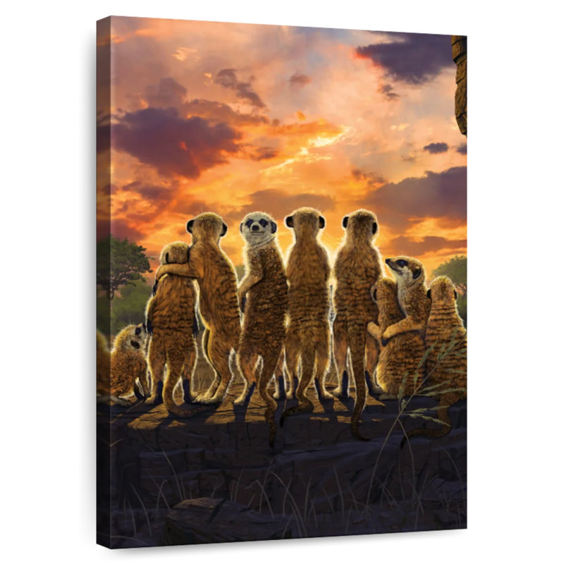Brampt Meerkats, 48" H x 32" W