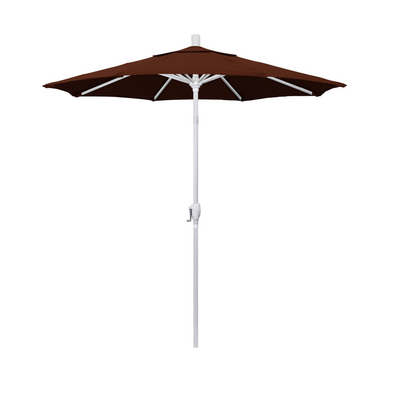 Parasol de marché 7,5', Brique - polyester