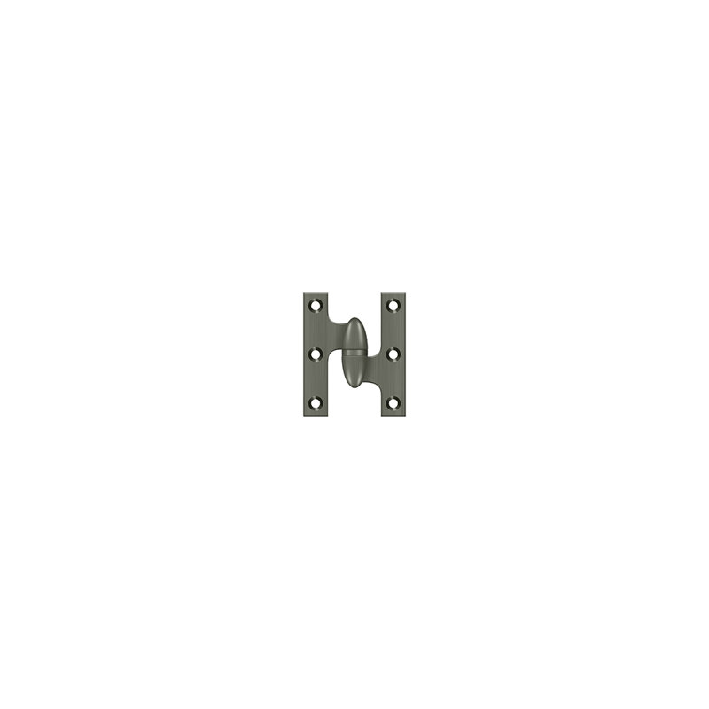 Hinge, Antique Nickel, Right Hand