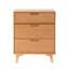 Yarber Groove 3 Drawer Solid Wood Chest-556825005